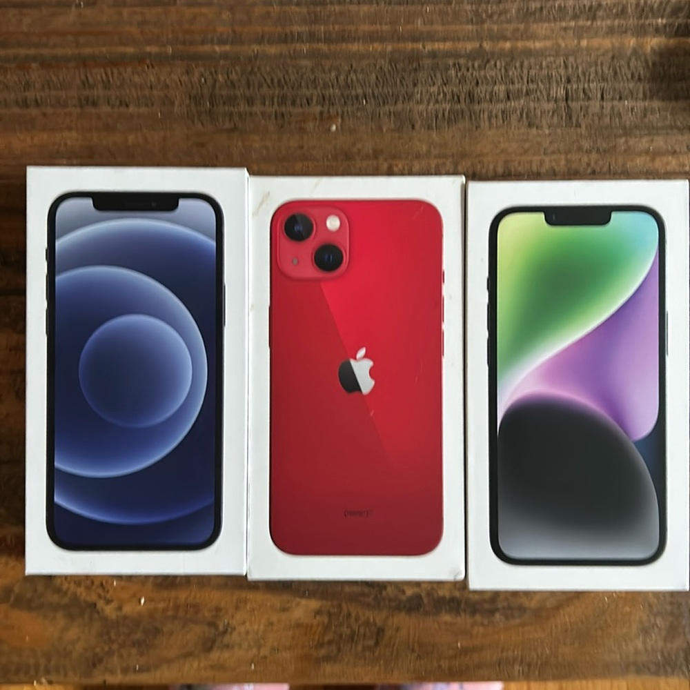 iPhone 12, 13 & 14 empty boxes